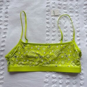 Aerie Bandana Print Bralette • NWT